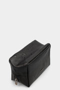 Daniele Basta | AW24 - Silver staples leather toilet bag