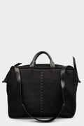 Large leather messenger / weekend bag