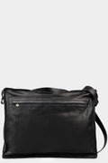 Large leather briefcase bag