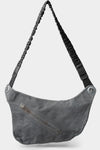 Isaac Sellam | SS25 - Crossbody leather bag, Grey reflective