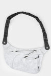 Isaac Sellam | SS25 - Crossbody leather bag, Grey reflective