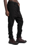 69 by Isaac Sellam | SS26 - Structured cotton trousers, Black DEGUINGANDE