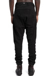 69 by Isaac Sellam | SS26 - Structured cotton trousers, Black DEGUINGANDE