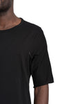 69 By Isaac Sellam | SS26 - Contrast cotton t-shirt, LOYAL-T Black