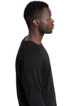 69 By Isaac Sellam | SS26 - Anatomical long sleeve tee, HUMANI-T Black