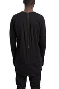 69 By Isaac Sellam | SS26 - Anatomical long sleeve tee, HUMANI-T Black