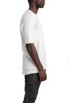 69 By Isaac Sellam | SS26 - Contrast cotton t-shirt, White LOYAL-T
