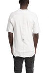 69 By Isaac Sellam | SS26 - Contrast cotton t-shirt, White LOYAL-T