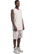 69 By Isaac Sellam | SS26 - Contrast cotton tank top, Alu BARDEUR