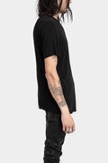 Staple spine detail cashmere blend t-shirt, Noire