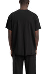 SAN263-1 | SS26 - Cut Off Tee, Black  SS26-0601-BK