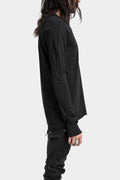 69 by Isaac Sellam | AW24 - Semi Raglan long sleeve T-Shirt, Black