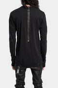 69 by Isaac Sellam | AW24 - Semi Raglan long sleeve T-Shirt, Black