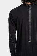 69 by Isaac Sellam | AW24 - Semi Raglan long sleeve T-Shirt, Black