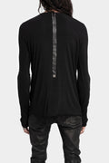 Double layer cashmere blend ls T-Shirt