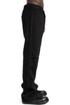 SAN263-1 | SS26 - Slit Knee Jeans,  SS26-0403-BK