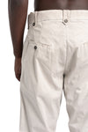 Masnada | SS26 - Baggy Long Dart Trousers, Off White M3681