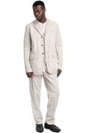 Masnada | SS26 - Single Back Vent Jacket, Off White M3680