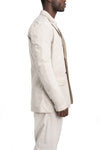 Masnada | SS26 - Single Back Vent Jacket, Off White M3680