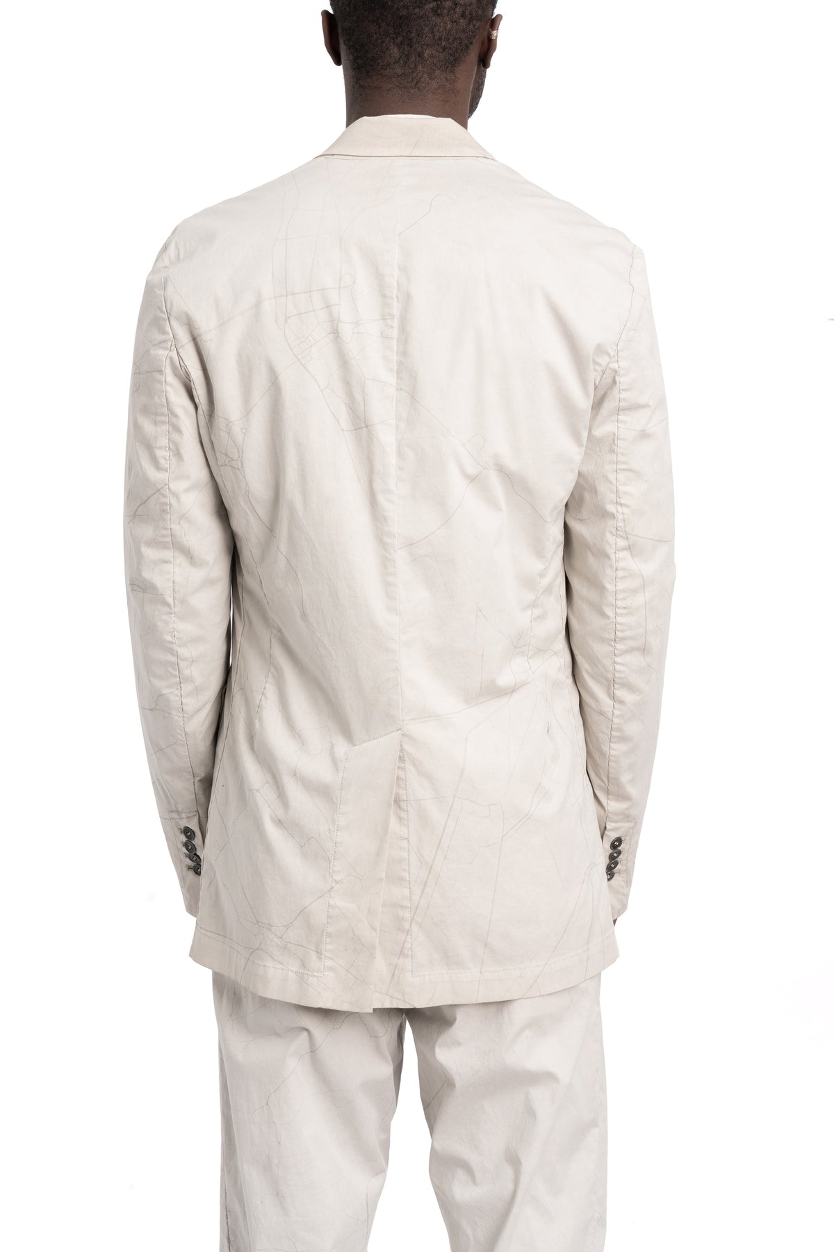 Masnada | SS26 - Single Back Vent Jacket, Off White M3680