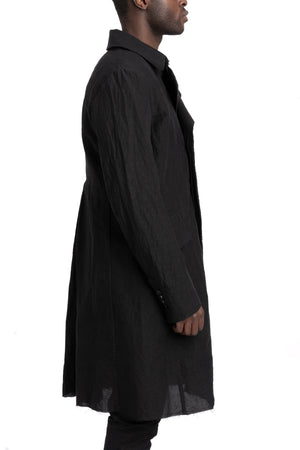 Masnada | SS26 - Crunchy Linen Double Breasted Trenchcoat, M3600