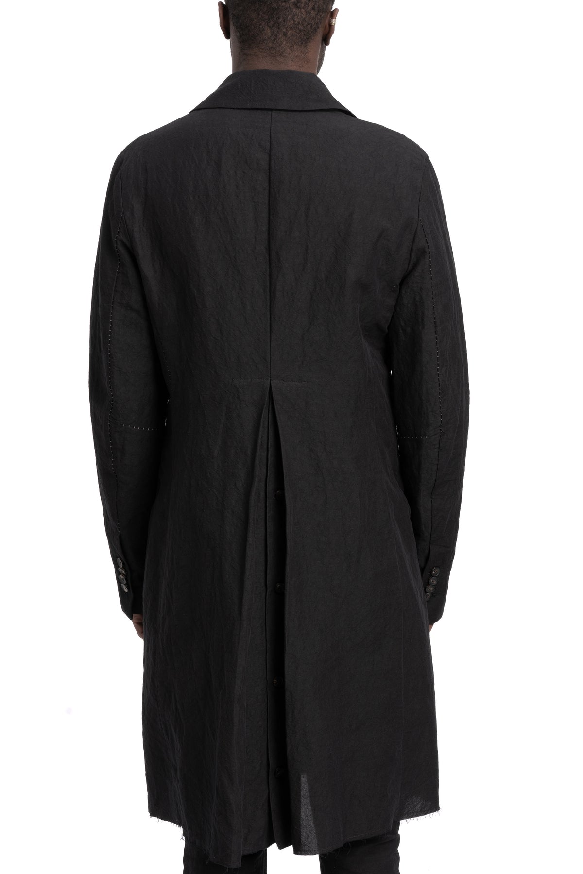 Masnada | SS26 - Crunchy Linen Double Breasted Trenchcoat, M3600