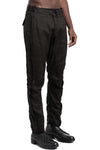Masnada | SS26 - Woven Ramie Trousers, Black M3674
