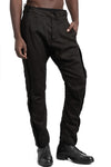 Masnada | SS26 - Woven Ramie Trousers, Black M3674