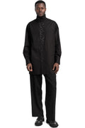 Y's by Yohji Yamamoto | SS26 - Multi Button Shirt, Black MA-B10
