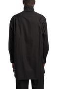 Y's by Yohji Yamamoto | SS26 - Multi Button Shirt, Black MA-B10