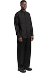 Y's by Yohji Yamamoto | SS26 - Linen pocket shirt, Black MK-B94
