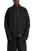 Andrea Ya'aqov | SS26 - Cotton sweat bomber, Black 26MPAK04