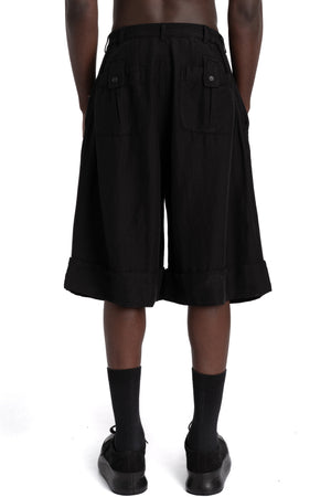 Andrea Yaaqov | SS26 - Wide cotton shorts, 26MPAK02