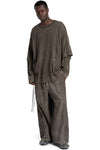 Andrea Ya'aqov | SS26 - Oversized double sleeve sweater, 26MOPW17T