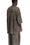 Andrea Ya'aqov | SS26 - Oversized t-shirt, Smoked brown 26MOPW18T