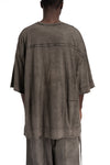 Andrea Ya'aqov | SS26 - Oversized t-shirt, Smoked brown 26MOPW18T