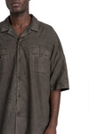 Andrea Ya'aqov | SS26 - Short sleeve shirt, Faded brown 26MWAG22T