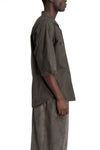 Andrea Ya'aqov | SS26 - Short sleeve shirt, Faded brown 26MWAG22T