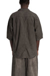 Andrea Ya'aqov | SS26 - Short sleeve shirt, Faded brown 26MWAG22T
