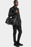 Daniele Basta | AW25 - Large leather duffle bag, CROP GR