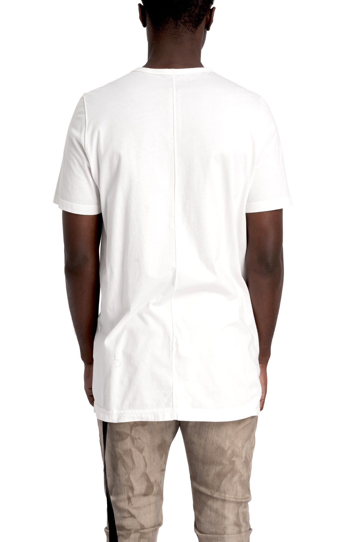 Rick Owens DRKSHDW | SS26 - Level tee, White RN / Rick Piss print DU01F4250 RNEP6P 1109