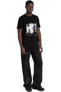 Rick Owens DRKSHDW | SS26 - Level tee, Black RN / Rick Piss print DU01F4250 RNEP6P 0911