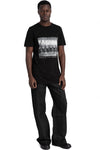 Rick Owens DRKSHDW | SS26 "Temple" Level tee, Black RN / Urinal print DU01F4250 RNEP4P