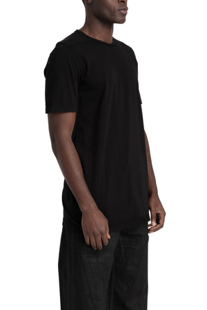 Rick Owens DRKSHDW | SS26 "Temple" - Level tee, RN / Black DU01F4250 RNP 09