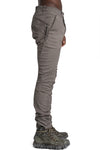 Masnada | SS26 - Stretch Slim Curved Legs Pants, Nimbus Grey M3653