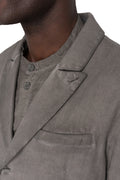 Masnada | SS26 - Single Back Vent Jacket, Nimbus Grey M3650