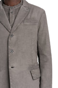 Masnada | SS26 - Single Back Vent Jacket, Nimbus Grey M3650
