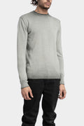 Cotton knit sweater, Petrol grey