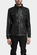 Vegan leather shirt