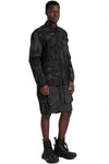 JG1 | SS26 - Shelter zip up shirt, Inversion dye 15 MOON